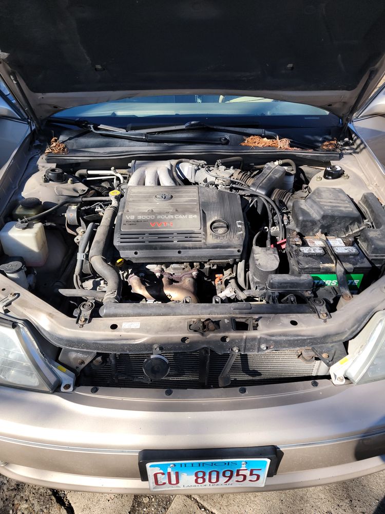 Before and After Engine Cleaning  for Luxury Auto Detail in Peoria, IL