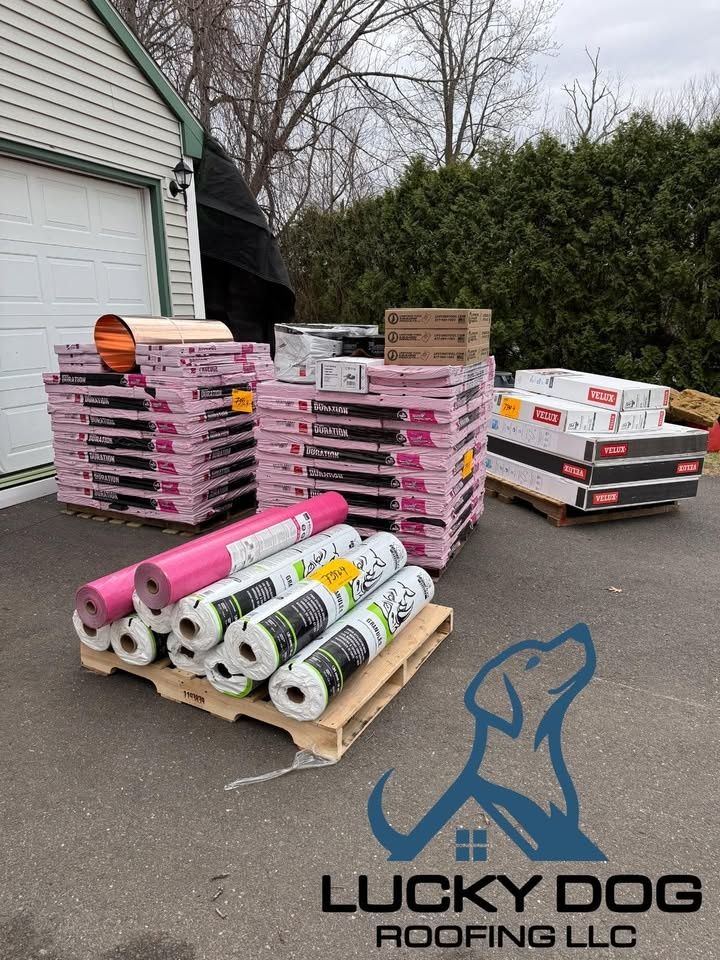 Our Roofing Replacement service removes worn materials, installs a durable new roof, improves weather protection and curb appeal, and gives homeowners reliable workmanship, quality products, and lasting peace of mind. for Lucky Dog Roofing LLC in Southington, CT