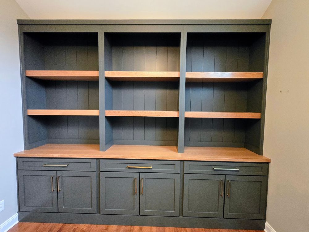 Our Built-Ins service offers custom-designed solutions to maximize space and enhance functionality in your home, blending seamlessly with existing decor for a stylish and organized living environment. for Carolina Woodworks in Lyman, SC