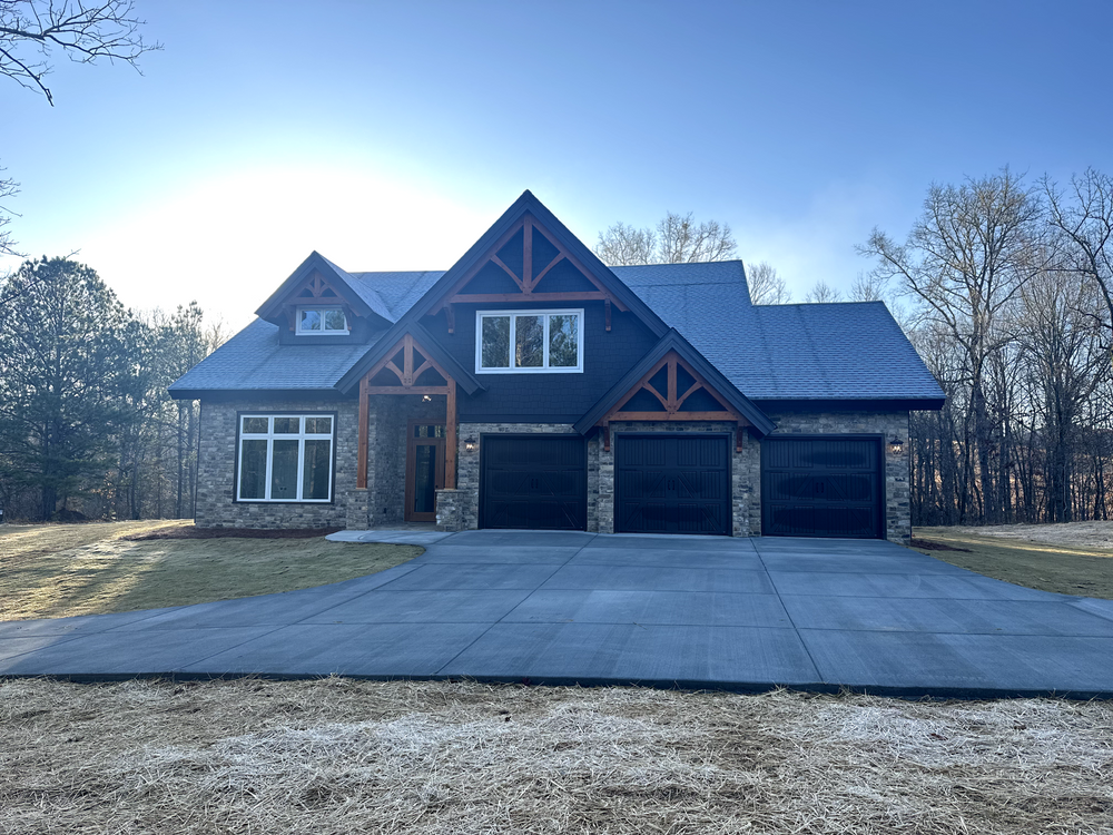 Mountain Style Timber Frame for Emfinger Custom Builders LLC in Pine Mountain, GA