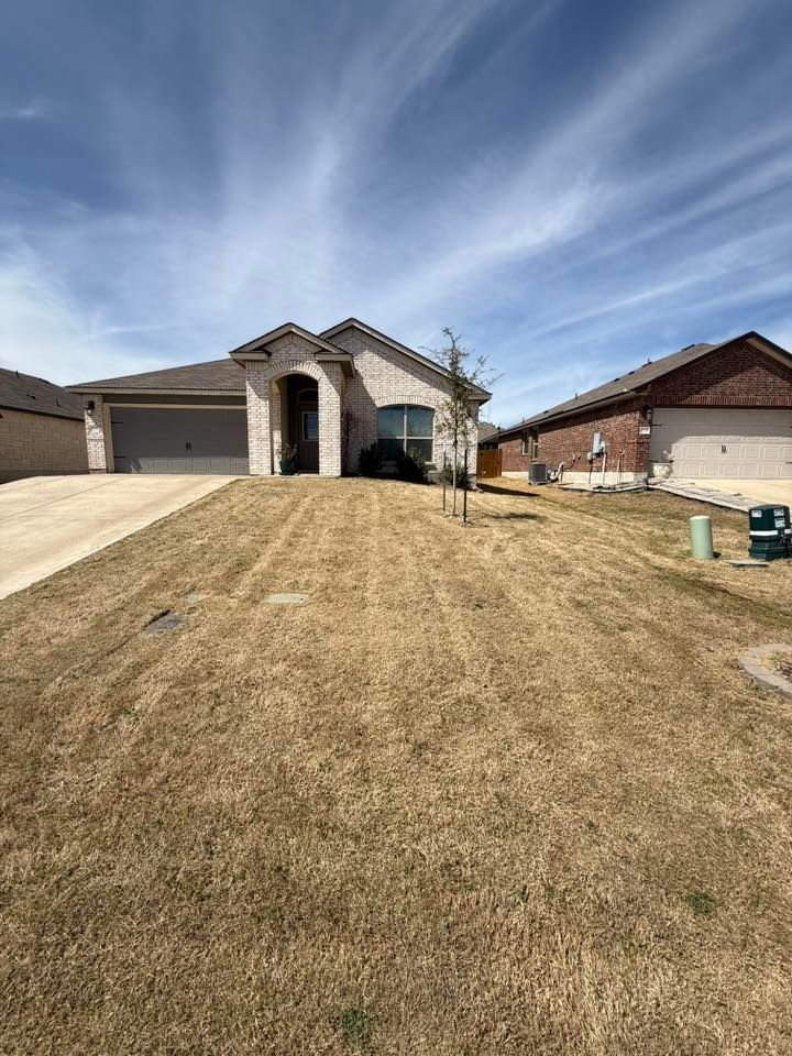 Mowing for AAA Lawn Service in Moody, TX