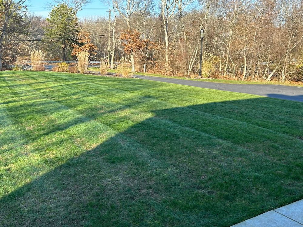Mowing for Jose & Sons Landscaping in New Bedford, MA