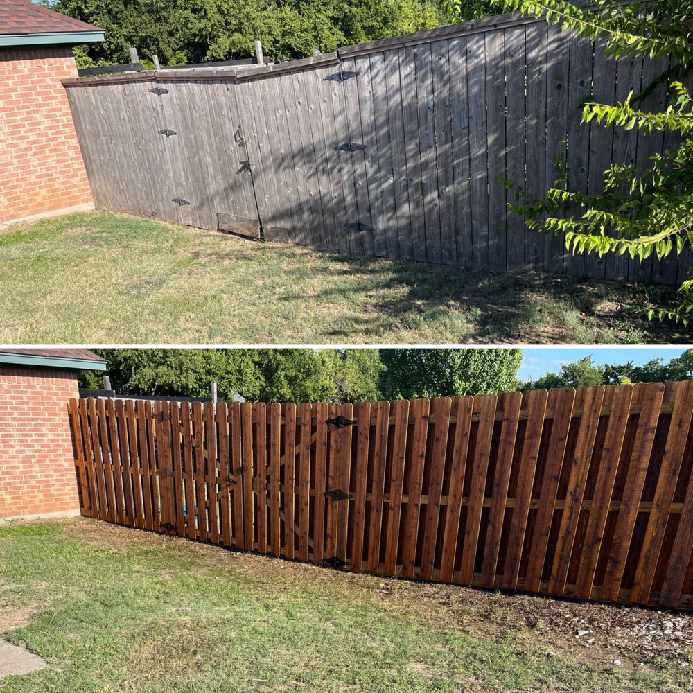 Fence Installation for JSL Woodworks and Contracting in Midlothian, TX