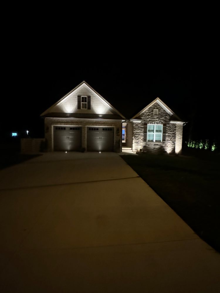 Outdoor Lighting Design and Installation for Malboeuf Landscaping, Inc in Kernersville, NC