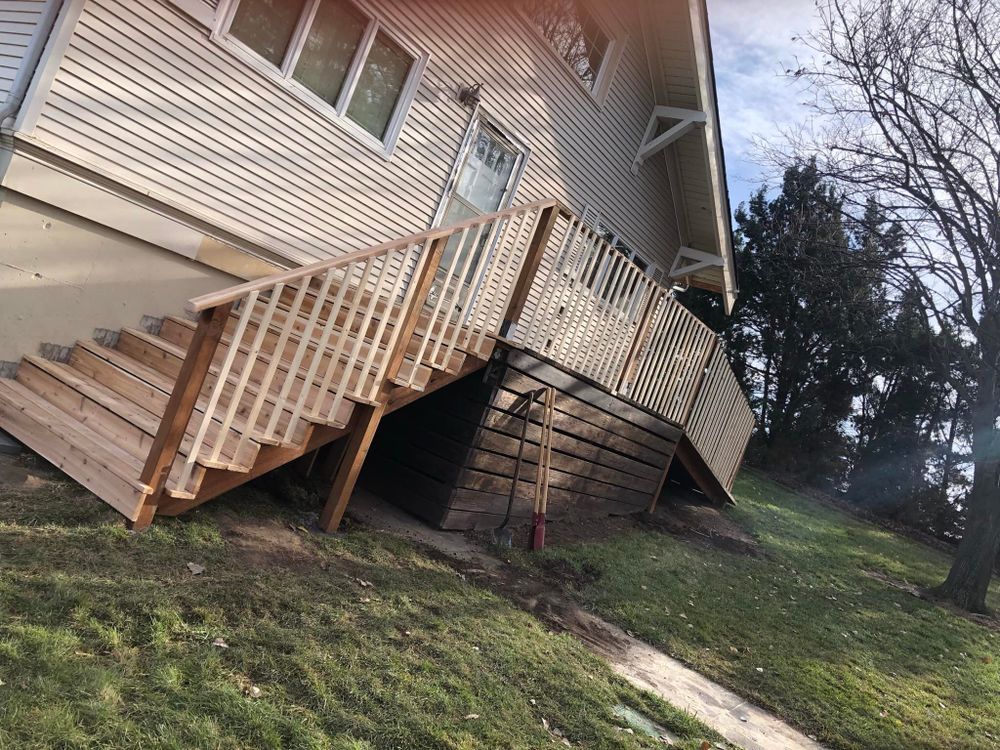 Enhance your outdoor living space with our expert Deck & Patio Installation service, offering personalized designs, quality craftsmanship, and durable materials to create a beautiful and functional area for relaxation and entertainment. for Triple Nickel Construction in Walla Walla, WA