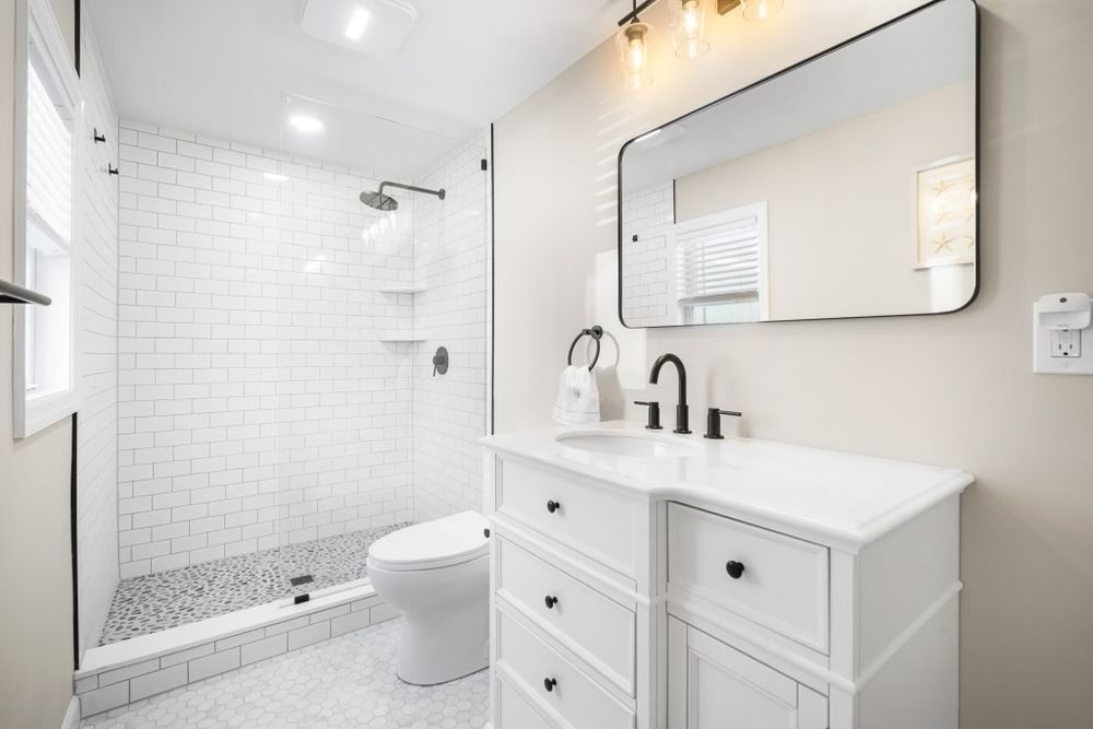 Transform your bathroom into a modern oasis with our expert renovation services. We handle everything from design to installation, ensuring quality craftsmanship and attention to detail for your dream space. for DC Home Remodeling in Egg Harbor Township, NJ