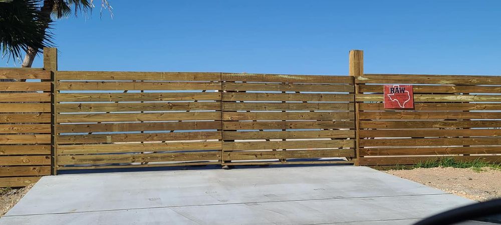 Our fencing service offers homeowners a reliable and efficient solution for enhancing property security, privacy, and aesthetics seamlessly integrated with our construction and demolition expertise. for Raw Demo And Construction,LLC in Rockport, TX