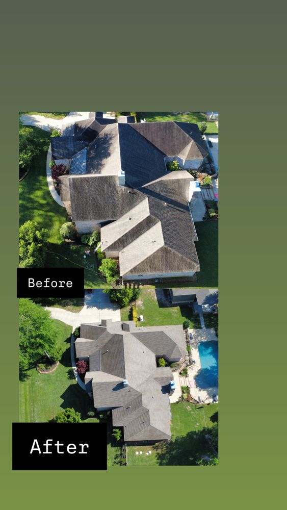 Roof SoftWashing  for Royal wash in The Woodlands, TX