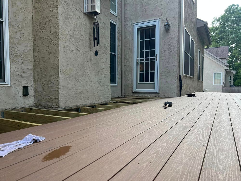 Transform your outdoor living space with our expert Deck & Patio Installation service. Our skilled team will create a beautiful and functional area for relaxing, entertaining, and enjoying the great outdoors. for Three Sons Building Services in Columbus, OH