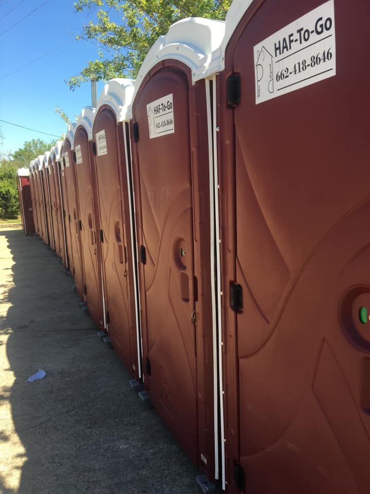 Our Event Porta Pots service offers convenient and hygienic portable restroom solutions for your event needs. Have peace of mind knowing you have reliable facilities for your guests. for Parker Disposal in Starkville,, MS