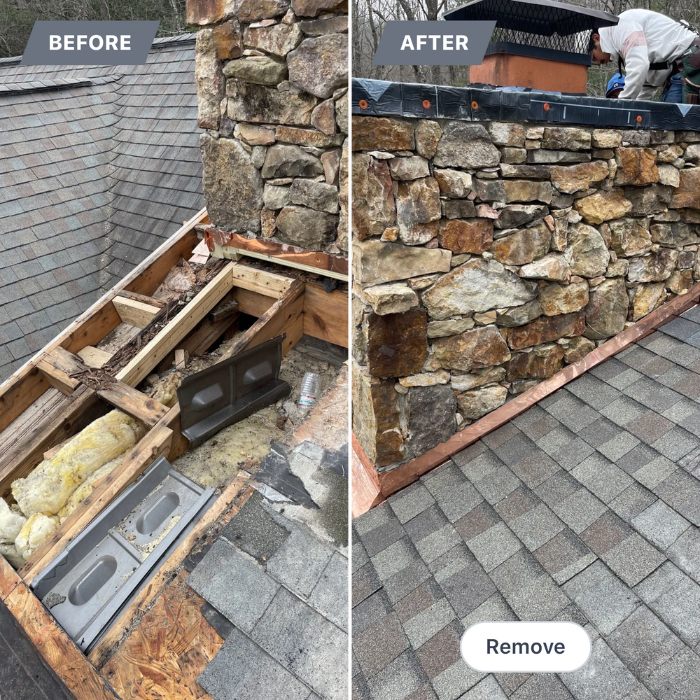 Chimney for RJ Roofing of WNC in Brevard, NC