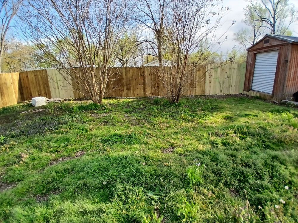 Reversed Picket Fence for Dead Tree General Contracting in Carbondale, Illinois