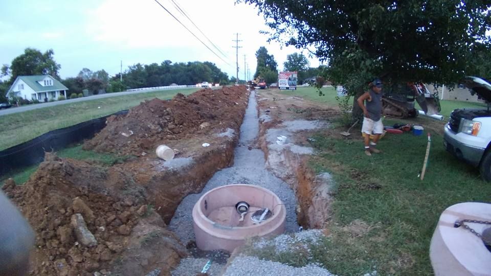 Excavating for King of Dirt in Cornersville, TN