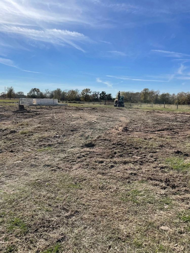 Our Site Preparation service ensures your construction project starts smoothly by clearing debris, leveling the ground, and assessing soil stability for a solid foundation, facilitating efficient and safe building processes. for Landers Ranch Services in Anderson, TX