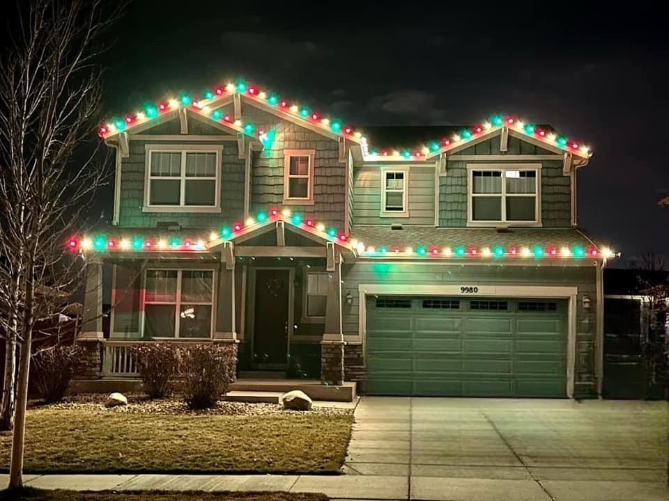 Our Holiday Lighting service enhances your home's exterior with festive and professionally installed lights, providing a magical touch to your holiday decor. Contact us to brighten up your season! for HomeSlice Professional Home Services in Centennial, CO