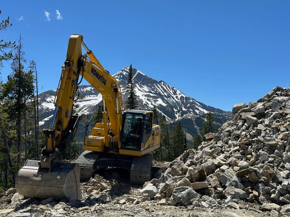 Dirt Work for R&H Homes in Bozeman, MT