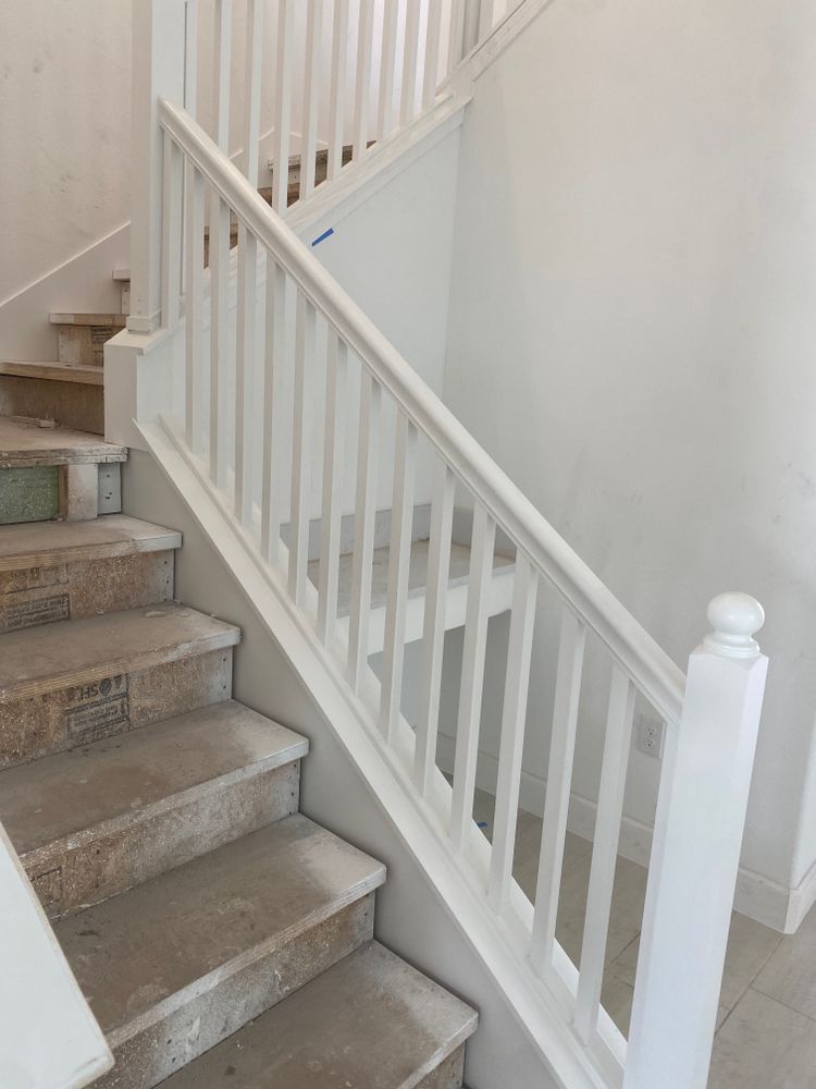 Wood Stair installations  for Emmanuel Trim in Bradenton, FL