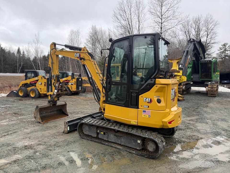 2023 CAT 304 Next Gen Excavator - $64,500 Very clean low hour excavator. Only 306 hrs. Grading bucket and excavating bucket. Coupler thumb. Ready to go! for  in Northumberland, NH