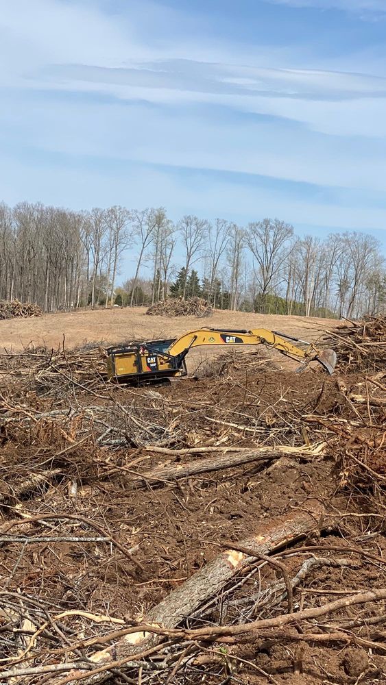 Our professional land clearing service transforms your property by efficiently removing unwanted trees, brush, and debris, creating a clean and usable space for new construction or landscaping projects. for Legacy Land Clearing in Knoxville, TN
