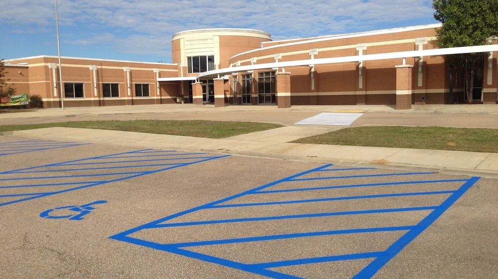 Parking Lot Striping for FunderFlow Commercial and Residential Pressure Washing Inc in Tupelo, MS