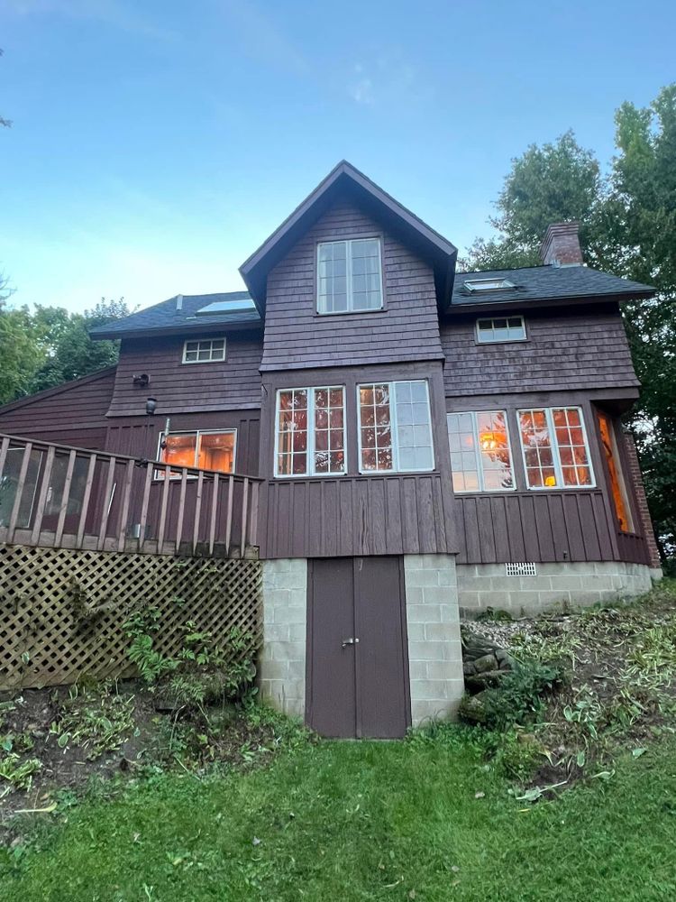 Enhance your home's curb appeal with our professional exterior painting services. Our expert team ensures a flawless finish using high-quality paints, transforming and protecting your home to withstand the elements beautifully. for Bishop’s Property Maintenance in Franklin, VT