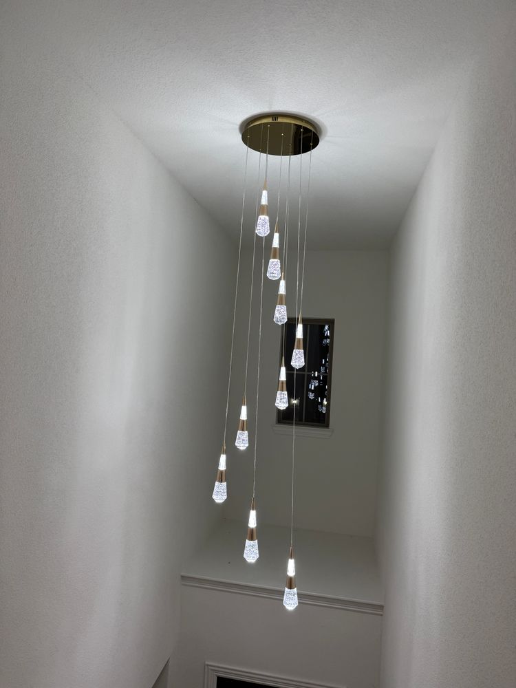 Lighting Installs for Galev Electric in Prosper, TX