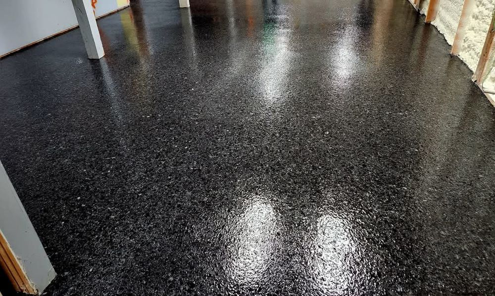 Epoxy-polyaspartic for Custom Concrete Enterprises in Springfield, IL
