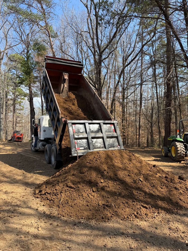 Our hauling services remove debris, soil, brush, rock, and unwanted materials quickly and safely. We keep your property clean, organized, and ready for the next phase of clearing or grading. for Hunt’s Hauling & Landworks LLC in Danville, VA