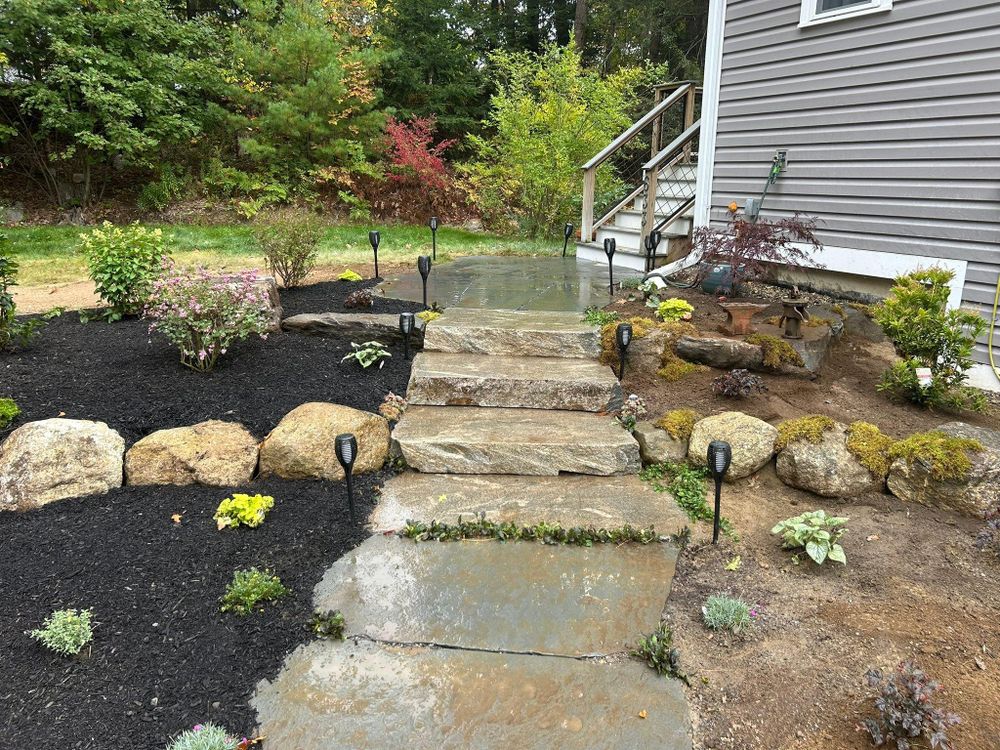 Patio Design & Construction for Organic Innovations Stonework and Design in Brunswick, ME