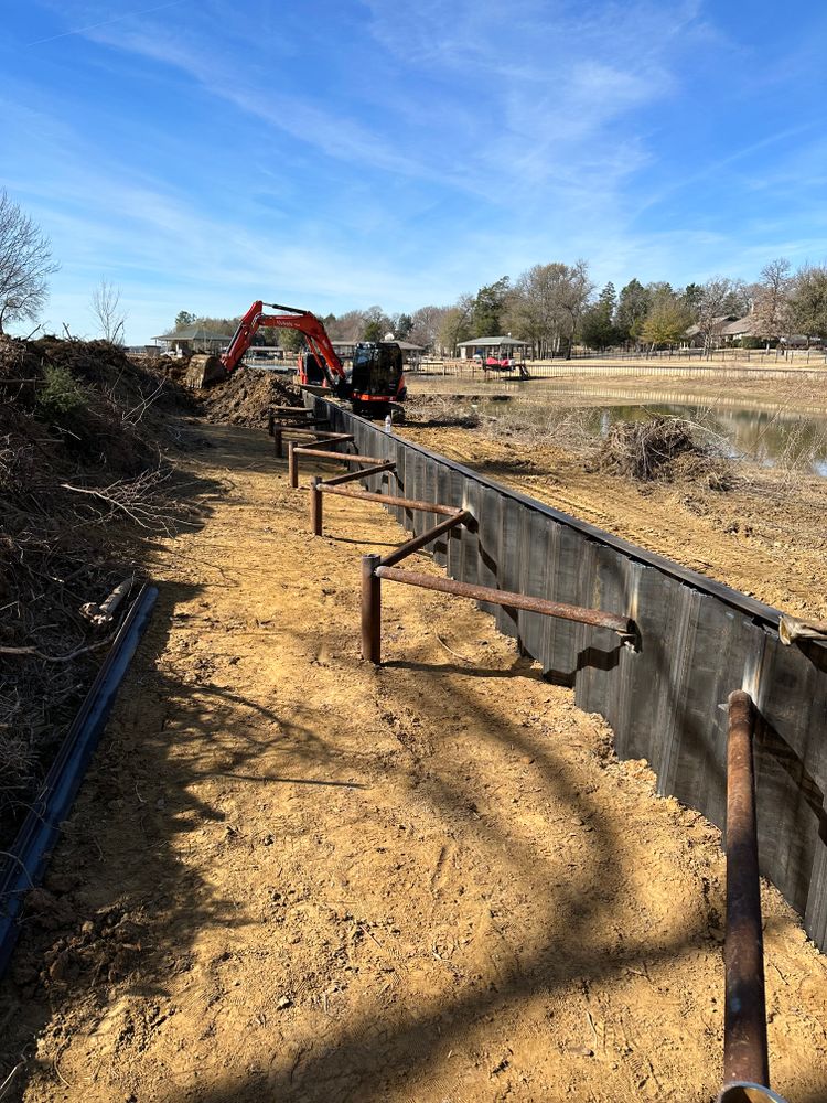 Bulkheads for BR Construction LLC  in Corsicana, TX