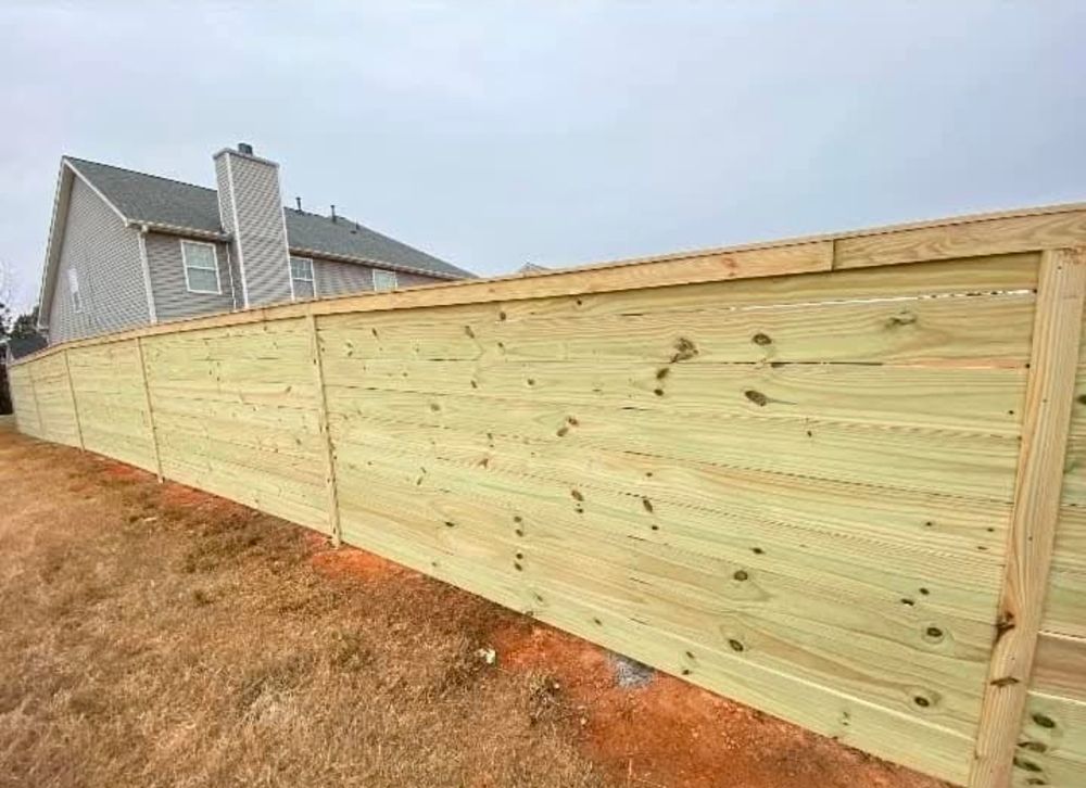 Fencing for All Out Construction in Atlanta, GA