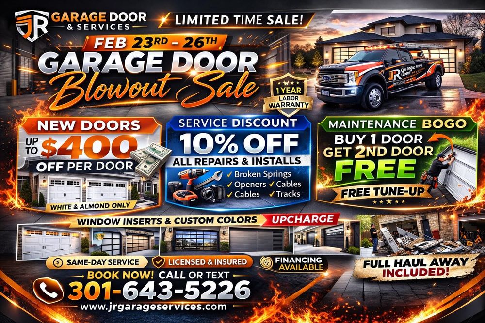 All Photos for JR Garage Door and Services in Charles County, MD