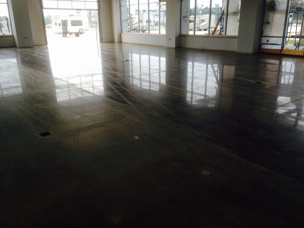 Polished Concrete  for Texas Curb N Borders in Houston, TX