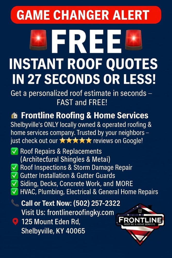 All Photos for Frontline Roofing & Home Services in Shelbyville, KY