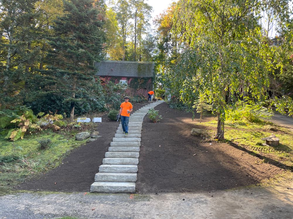 Landscape Steps & Stepping Stones for NK Landscaping LLC in Dutchess County, NY