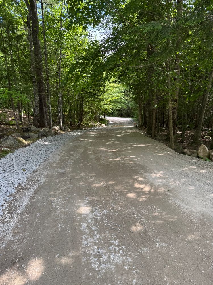 Driveway Grading/Install for AFH Earthworks in Madison, NH
