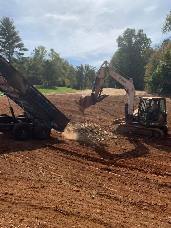 Land Clearing for J&G LandWorx LLC in Rutherfordton, NC