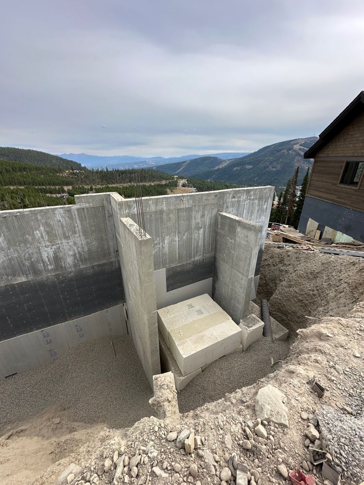 Dirt Work for R&H Homes in Bozeman, MT