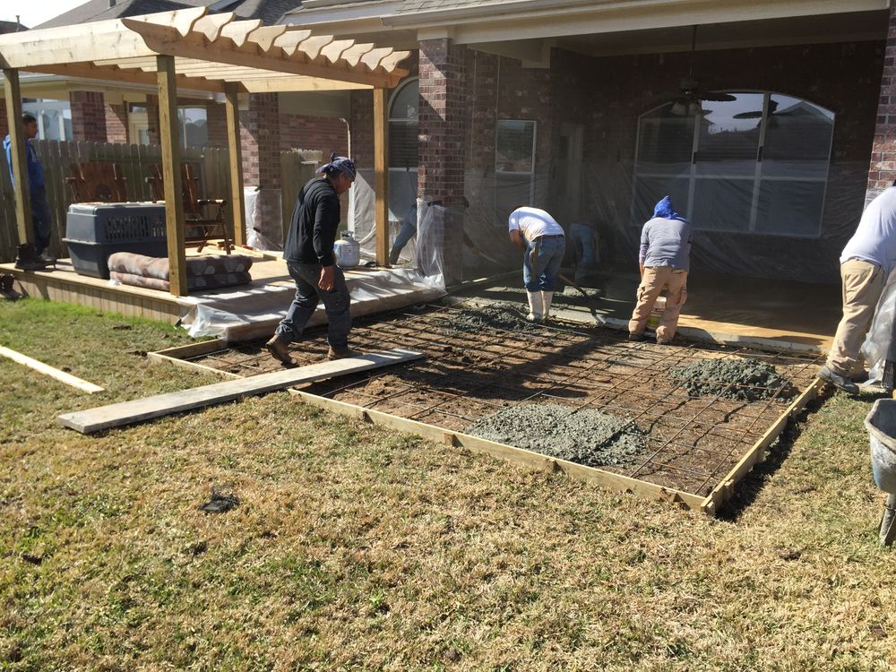 Patios for Texas Curb N Borders in Houston, TX