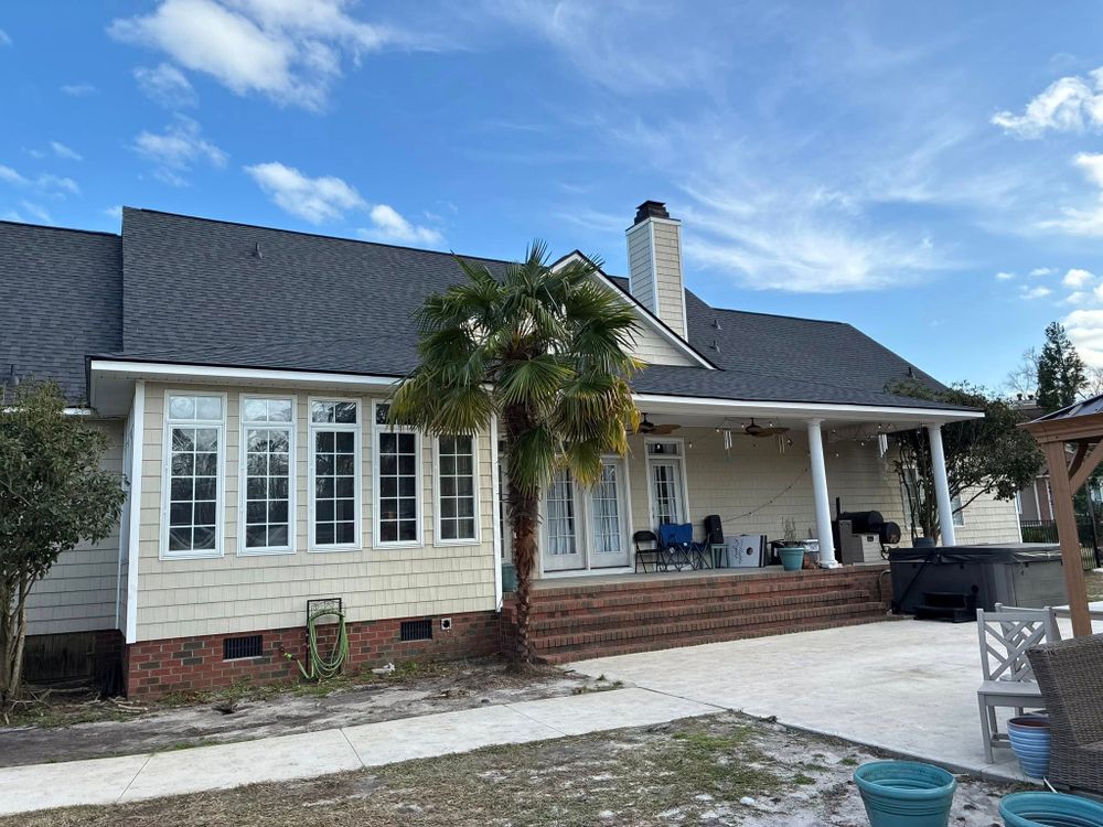 Enhance your home's exterior with our siding services, offering durable materials and expert installation that improve energy efficiency while providing a polished look to perfectly complement your new roof. for Z3 Roofing & Renovations Inc in Wilmington, NC