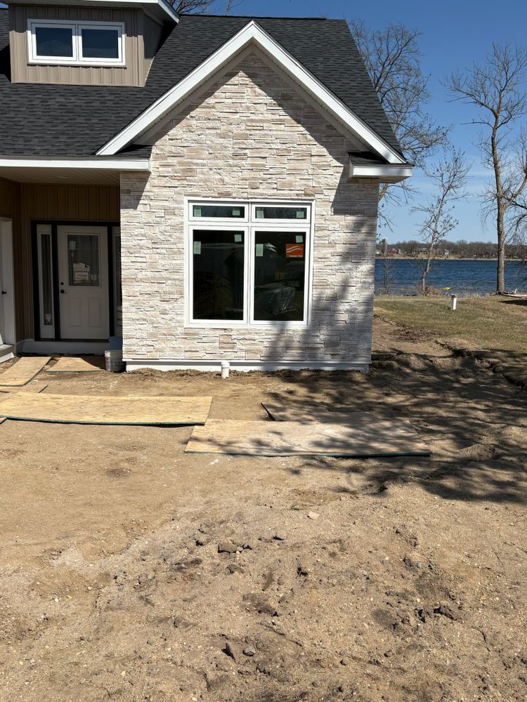 Transform your outdoor space with our expert masonry services. We specialize in building stunning patios, walkways, and retaining walls that enhance durability and aesthetic appeal for any home project. for Elite Fire & Stoneworks in Hawley, MN