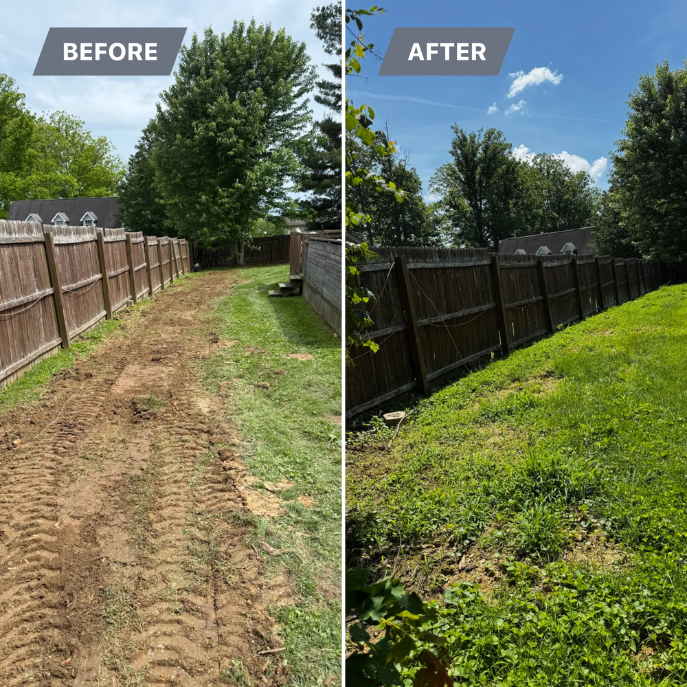 Before & After for Hale’s Hydroseeding in London, KY