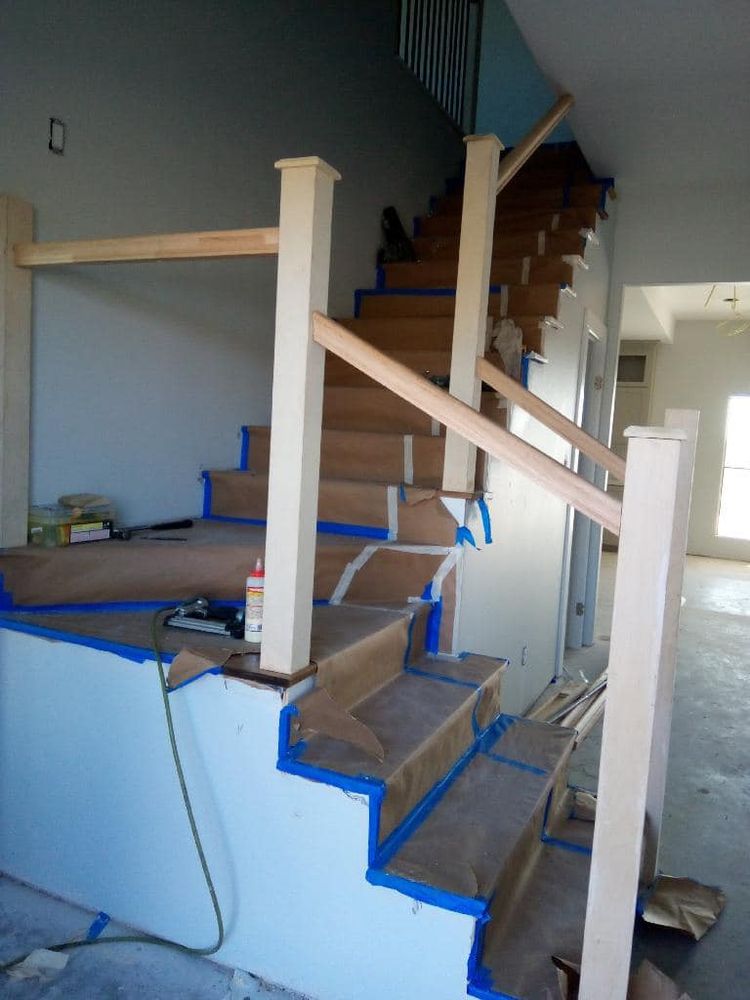 Our expert team designs and constructs custom staircases with quality materials to enhance your home's aesthetic appeal and functionality, ensuring a seamless integration that exceeds your expectations. for Delgado’s WoodWork in Mission, TX