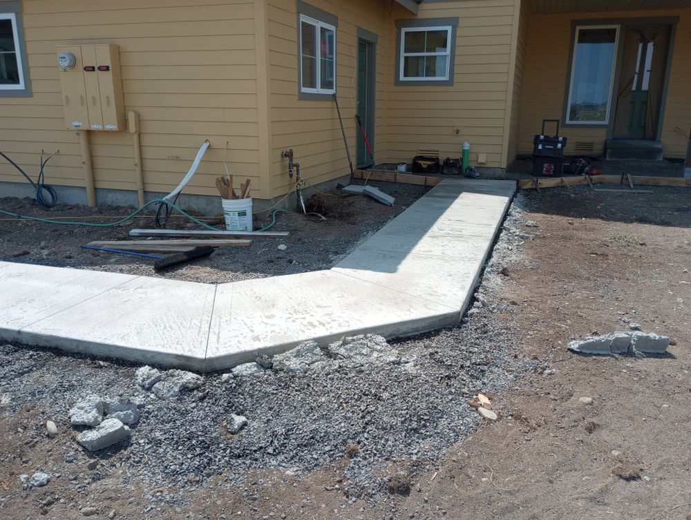 Sidewalks for Richardson Restoration and Concrete in Ellensburg, WA