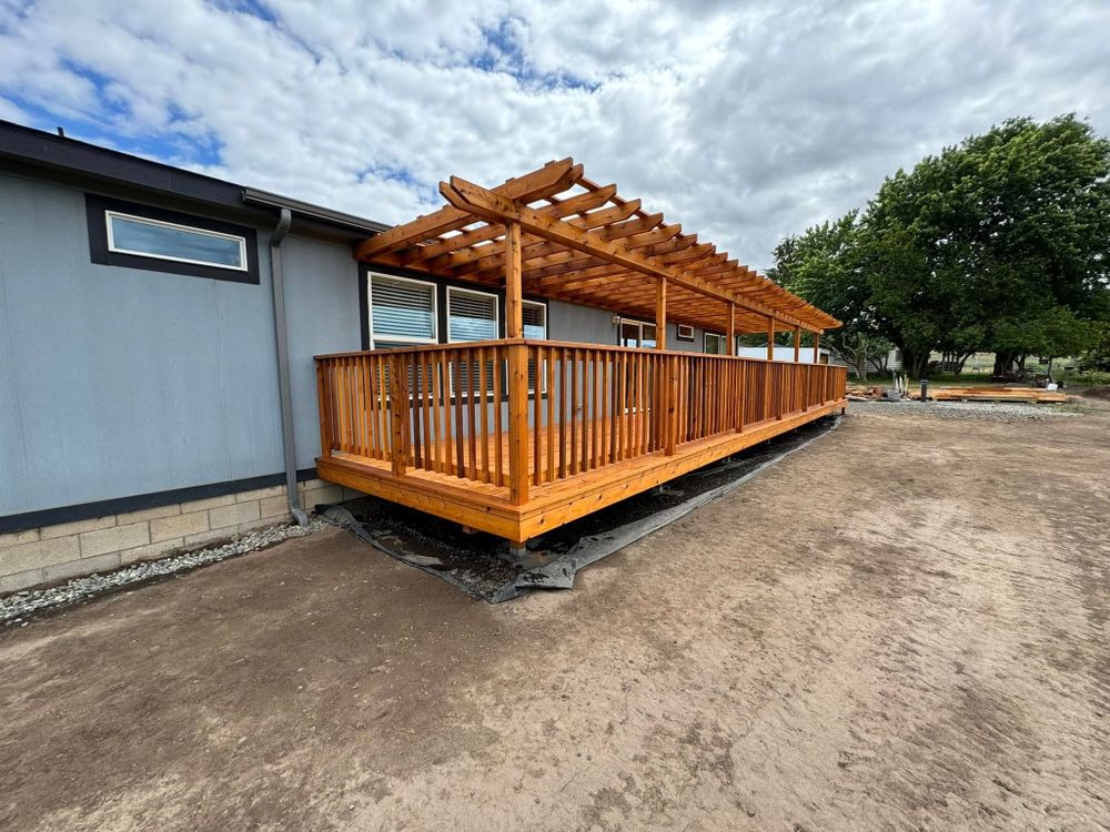 Transform your outdoor space with our expert Deck & Patio Installation service, offering durable materials and customized designs to enhance relaxation and entertainment, tailored exclusively to complement your home's unique style. for Djg Construction in Wallowa, OR