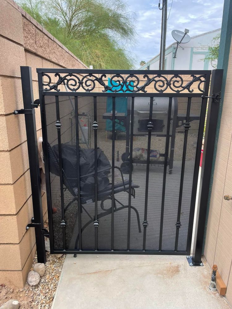 Gate Installation for All-Diaz Welding in Fort Mohave, AZ