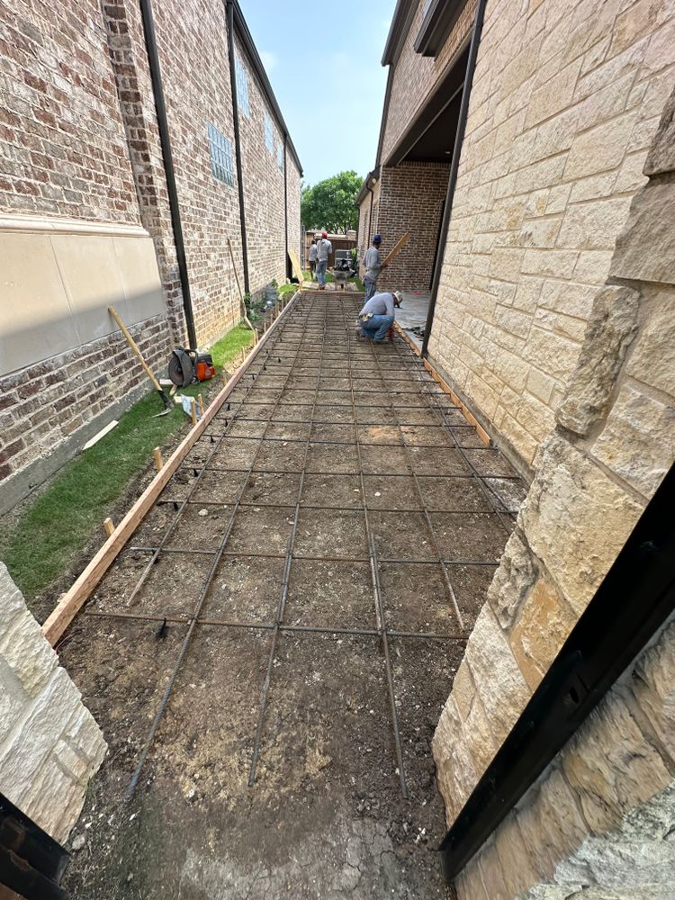 Our Concrete Work service offers expert concrete repair, ensuring your home's foundation and surfaces remain durable, safe, and aesthetically pleasing with high-quality materials and skilled craftsmanship tailored to your needs. for Bronco Masonry Inc. in Dallas, TX