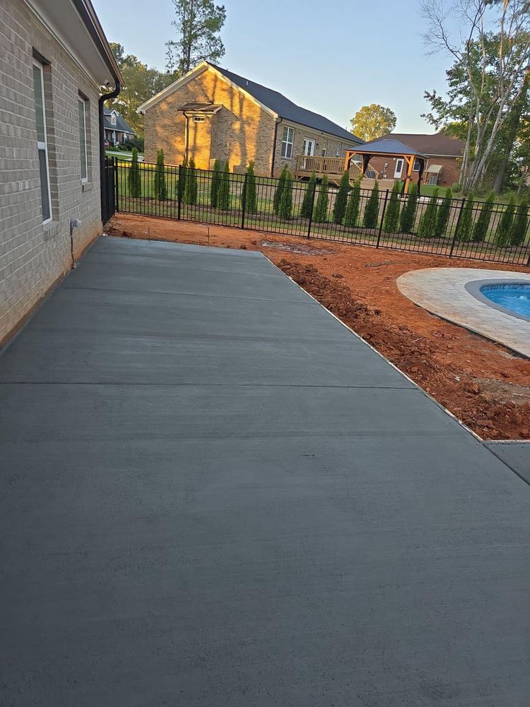 Our expert concrete services offer robust foundations, durable driveways, and elegant patios. We ensure precision, quality craftsmanship, and a seamless finish to enhance the value and beauty of your home. for Precision Site Works LLC in Mocksville, NC