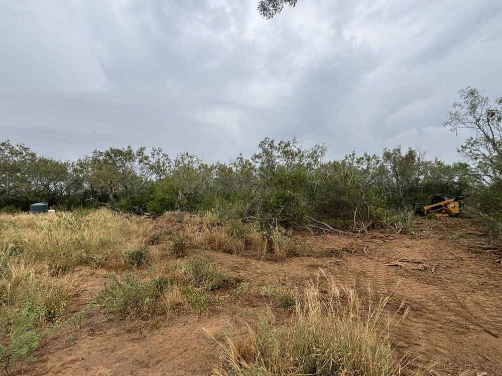 Our Forestry Mulching service efficiently clears overgrown land by grinding vegetation into mulch, promoting soil health while minimizing environmental impact and enhancing your property's appearance with minimal disruption. for Oro Verde in Devine, TX