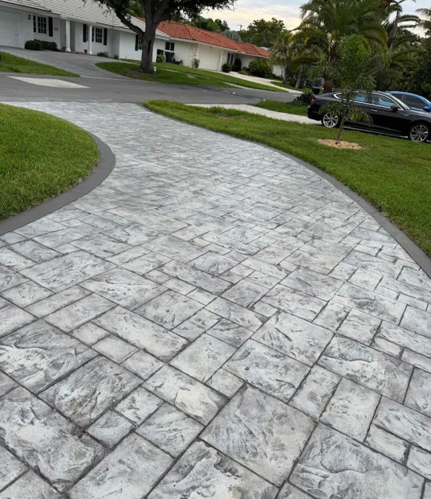 All Photos for Beautiful and Affordable Stamped Concrete by Lauderdale Concrete LLC in Sunrise, FL